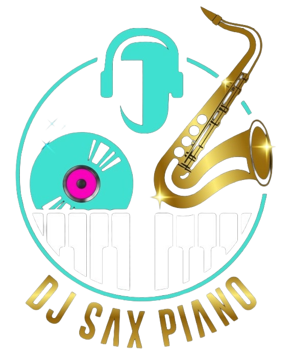 DJ Sax Piano Logo